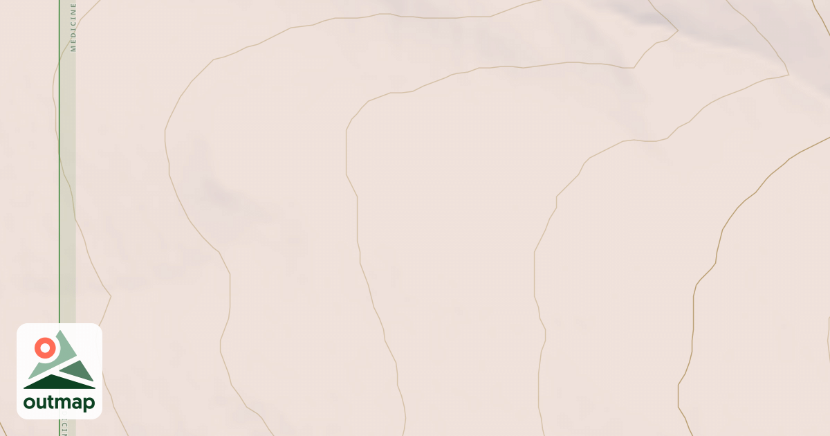Map of CORRAL CREEK SPUR 2P