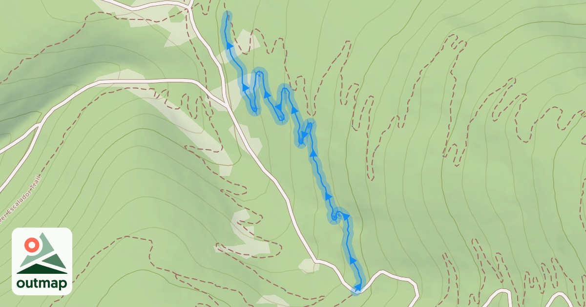 Map of Saddle Loop Trail