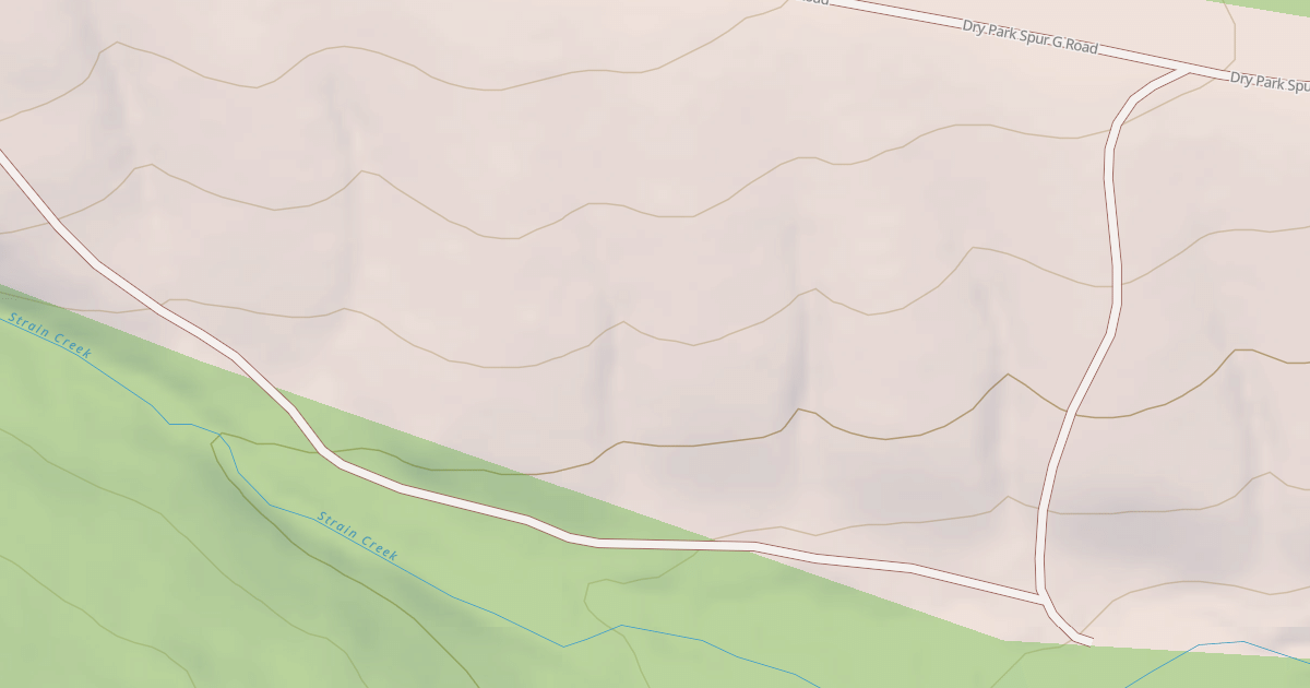 Map preview of DRY PARK SPUR GB