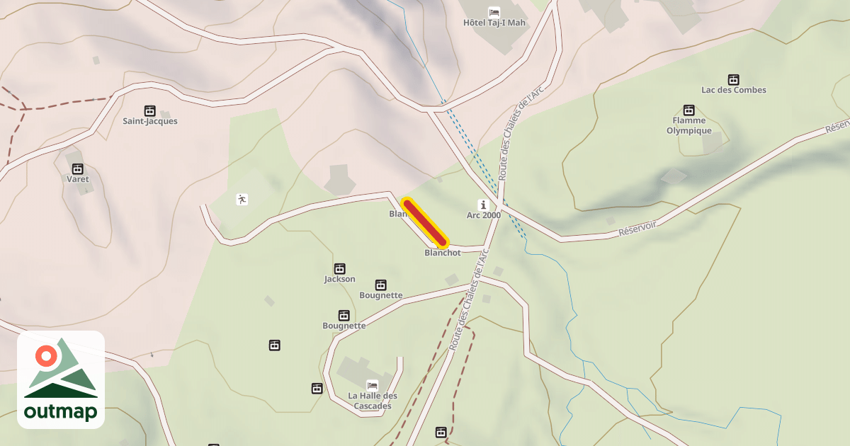 Map of Blanchot