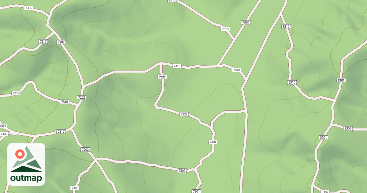 Map of USFS Motor Vehicle Use Map Trails 20237