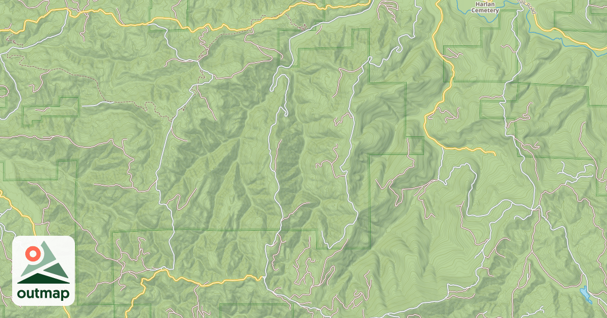 Map of GREEN RIDGE