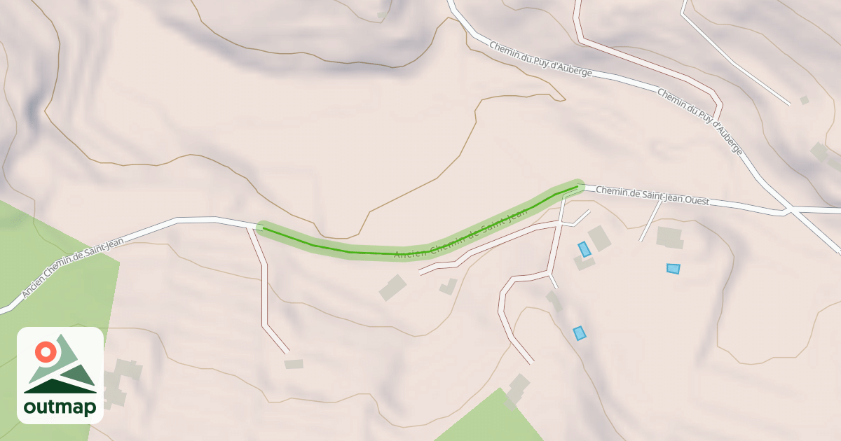 Map of Ancien Chemin de Saint-Jean