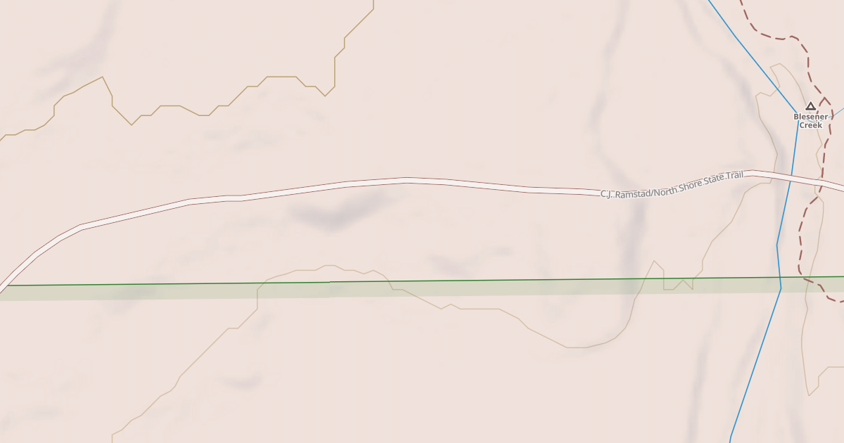 Map preview of C.J. Ramstad/North Shore State Trail