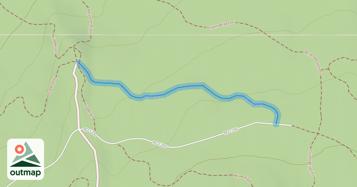 Map of Dos Copas