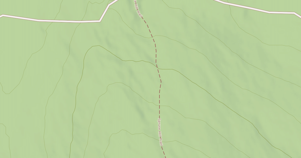 Map preview of Spruce Hill Trail