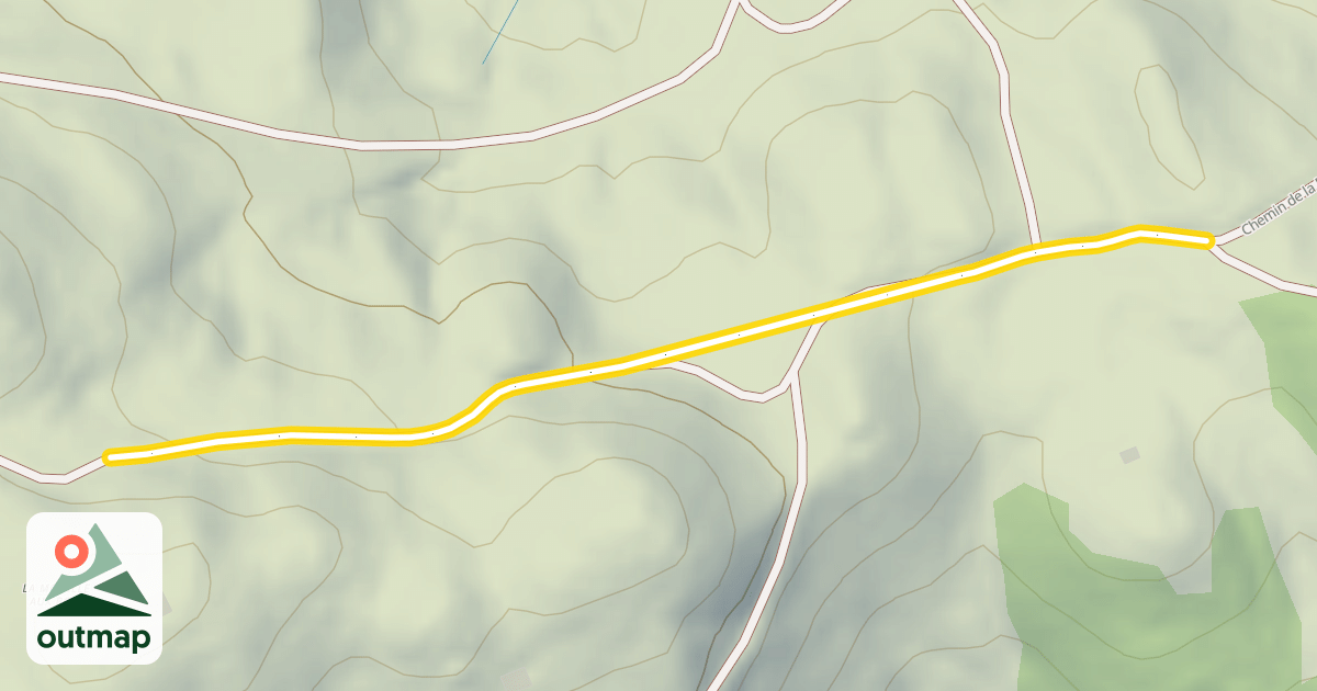 Map of Chemin de la Rosta