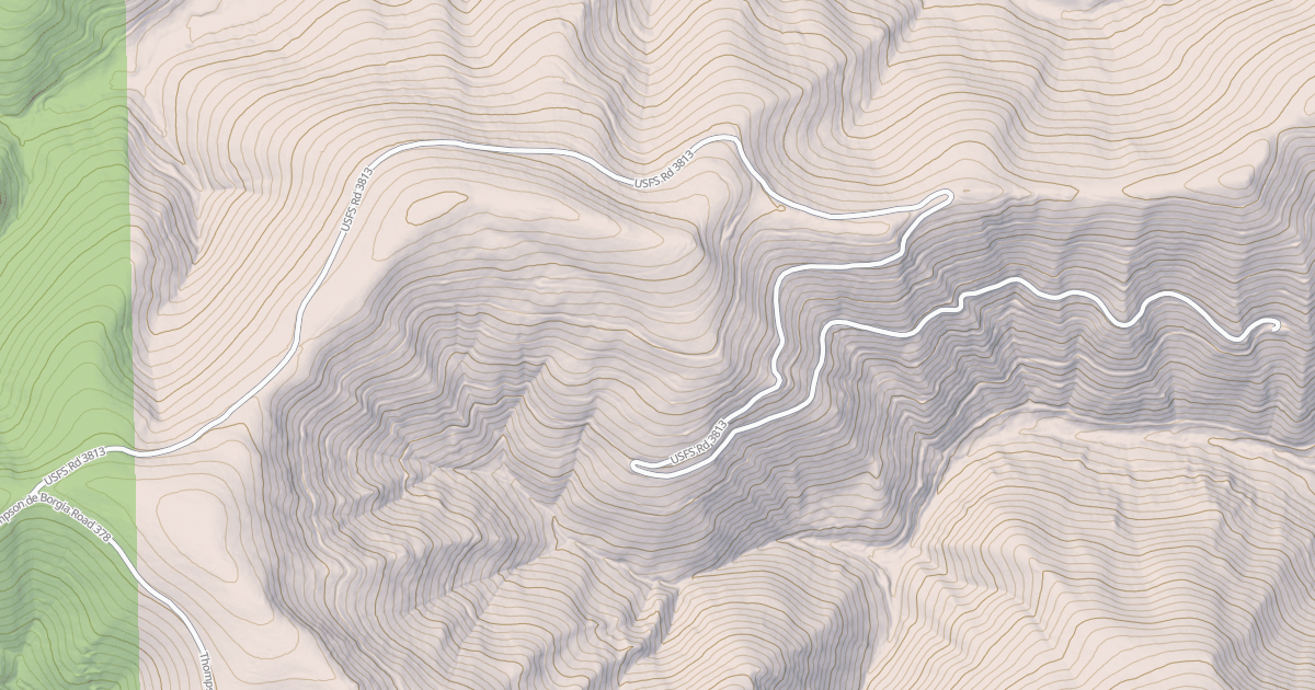 Map preview of MINERAL MOUNTAIN CREEK