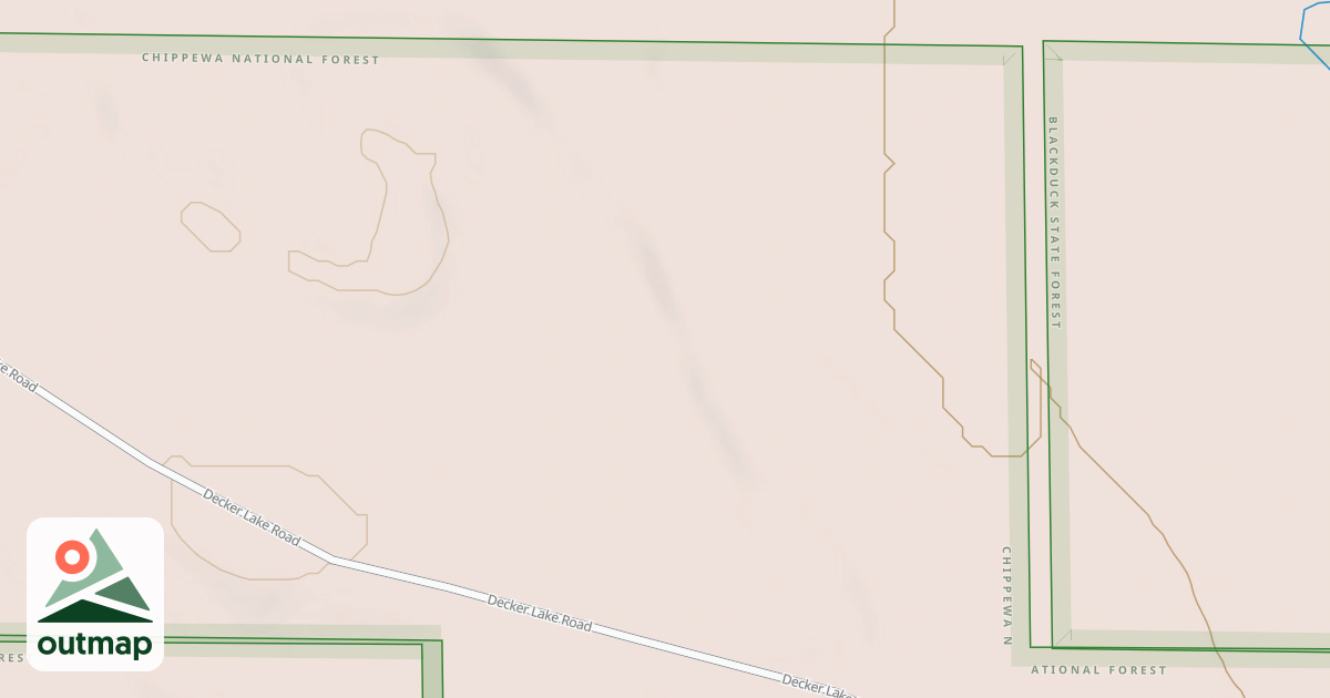 Map of DECKER LAKE SPUR J