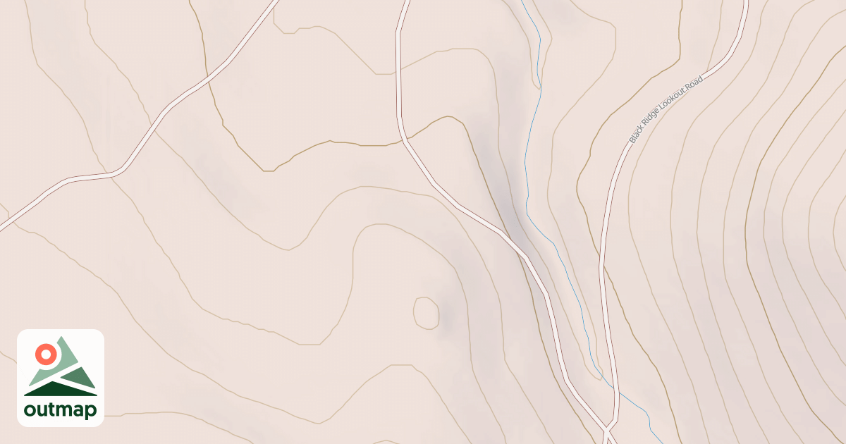 Map of BLACK GULCH SOUTH