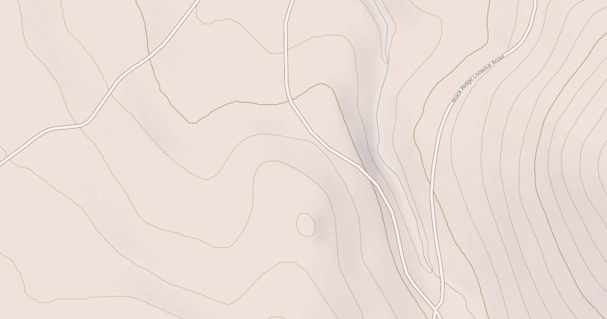 Map preview of BLACK GULCH SOUTH