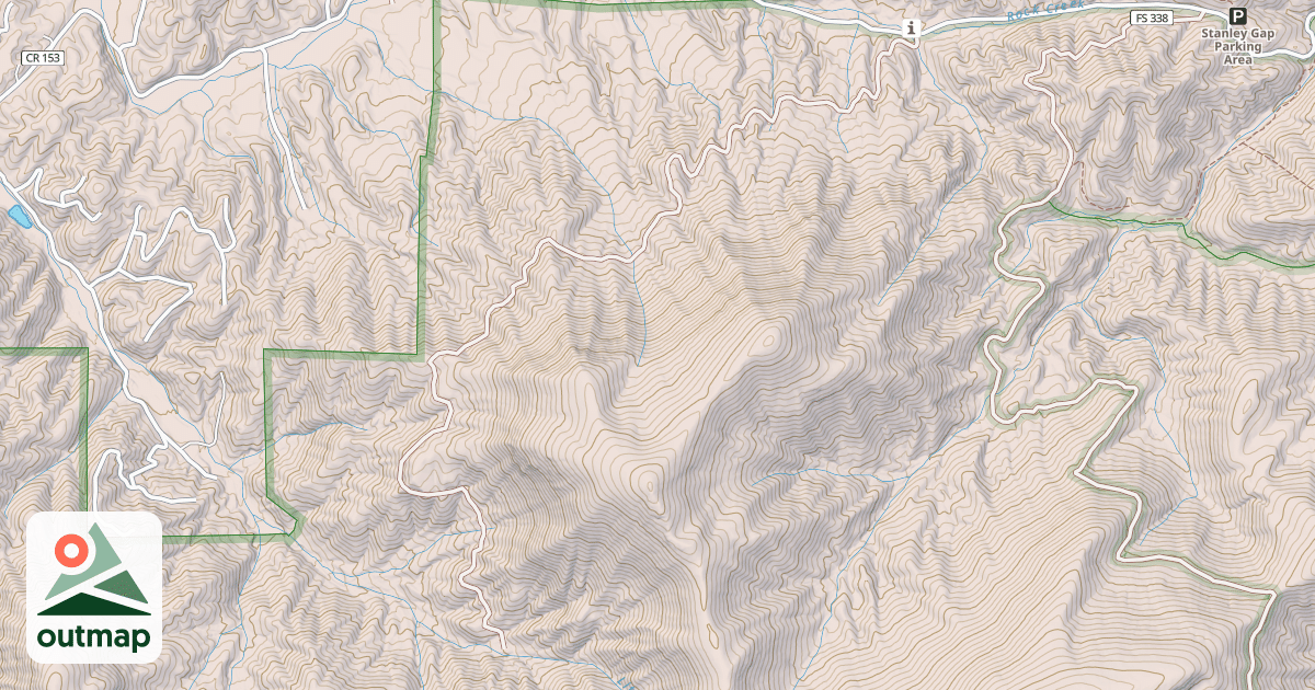Map of COLD MTN