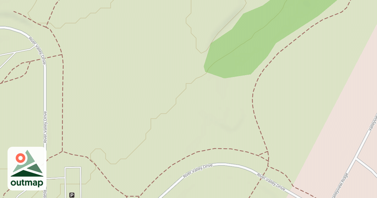 Map of West River's Edge Toboggan Hill