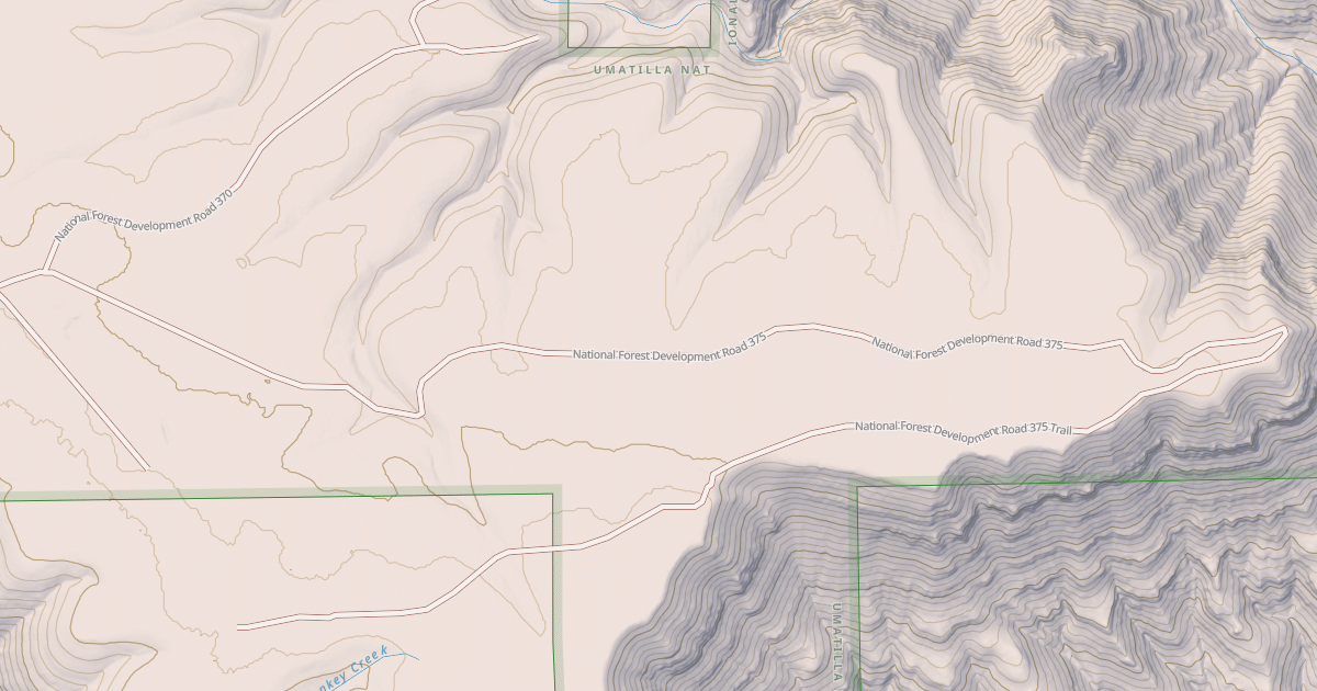 Map preview of USFS National Forest System Roads {5EBBF8C0-82AA-425C-87E9-CF4A37C0CA6D}