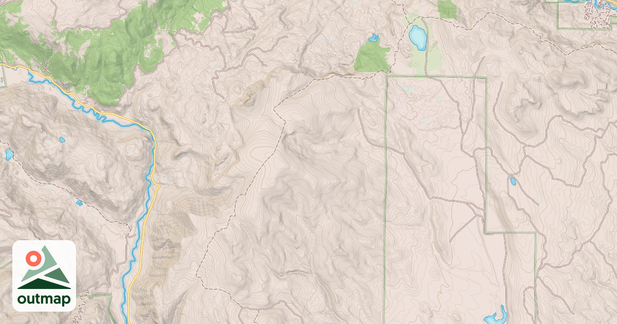 Map of WILLOW MOUNTAIN