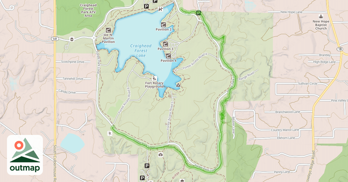Map of Lion's Mane