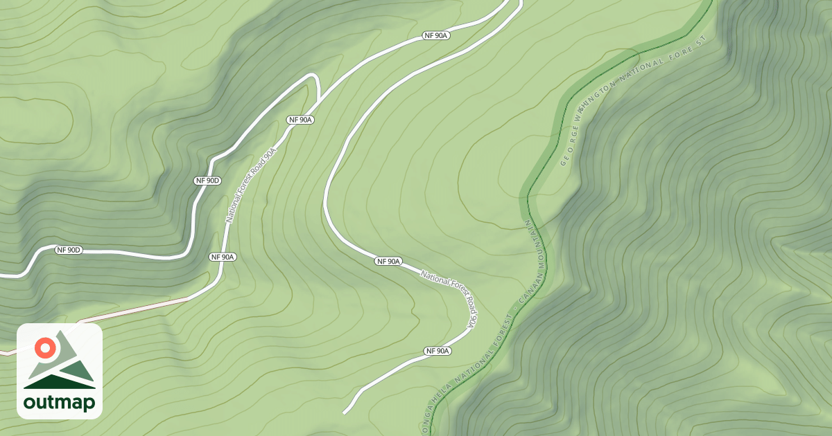 Map of GALFORD RUN / A