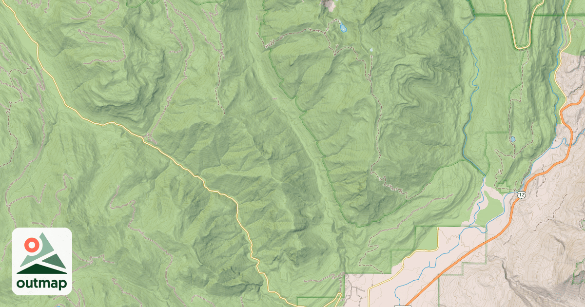 Map of BUTTER CREEK
