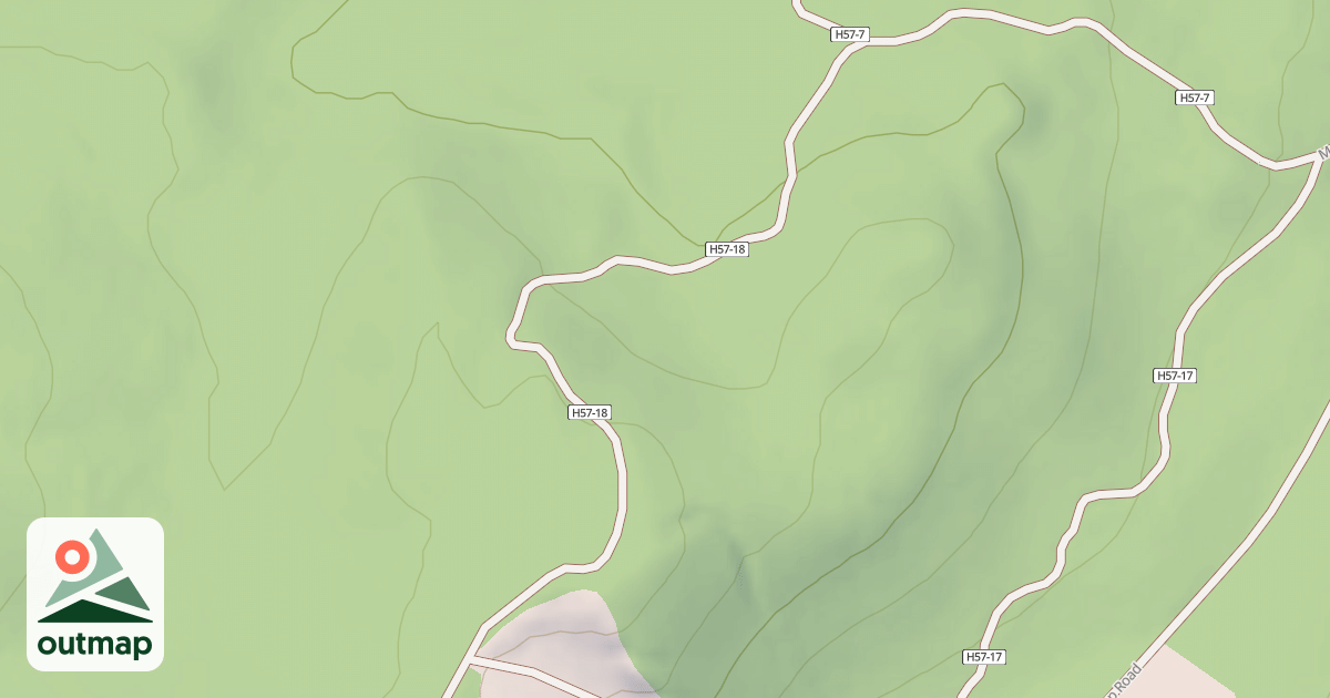 Map of Bull Gap Return Loop <50"