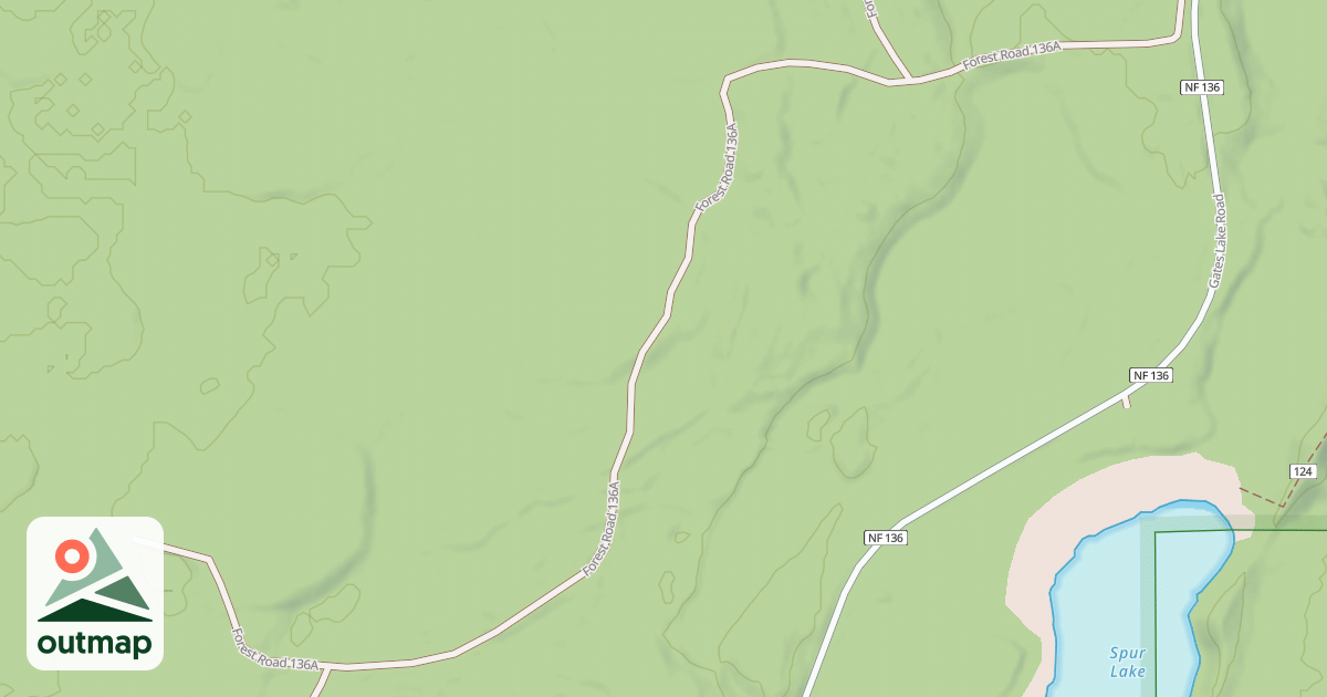 Map of FR 136A