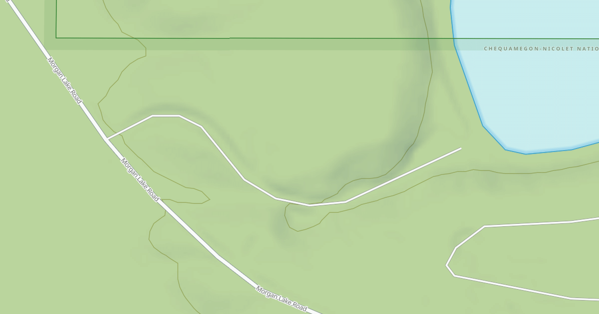 Map preview of MORGAN LAKE BOAT LANDING