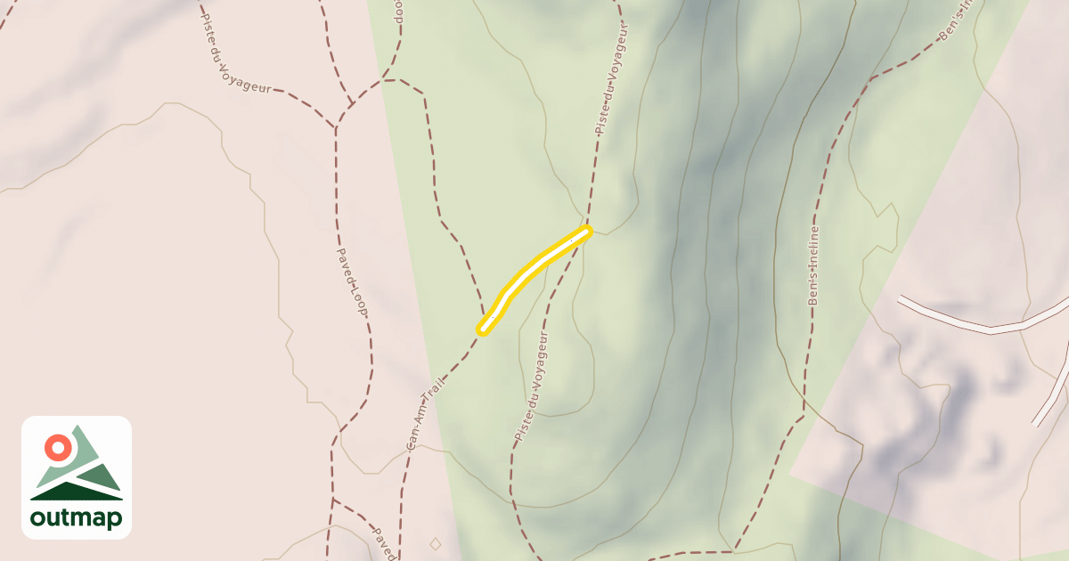 Map of Piste du Voyageur