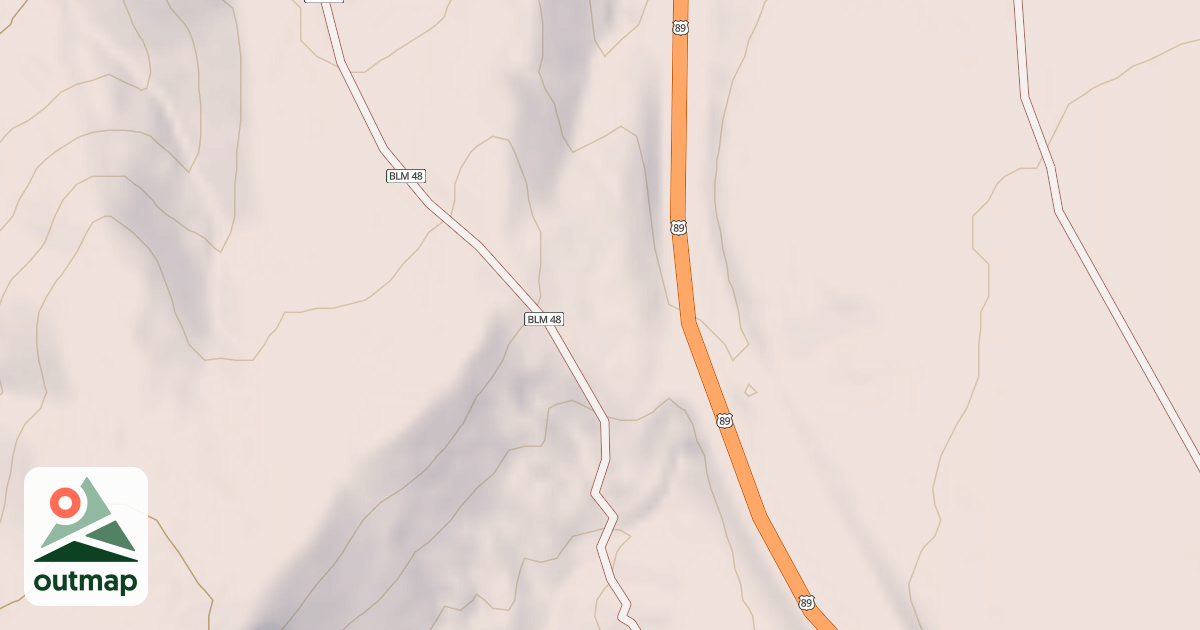 Map of BLM National GTLF Public Motorized Roads 1dd50e32-4f9a-42ef-b3cb-19344ea5f1de