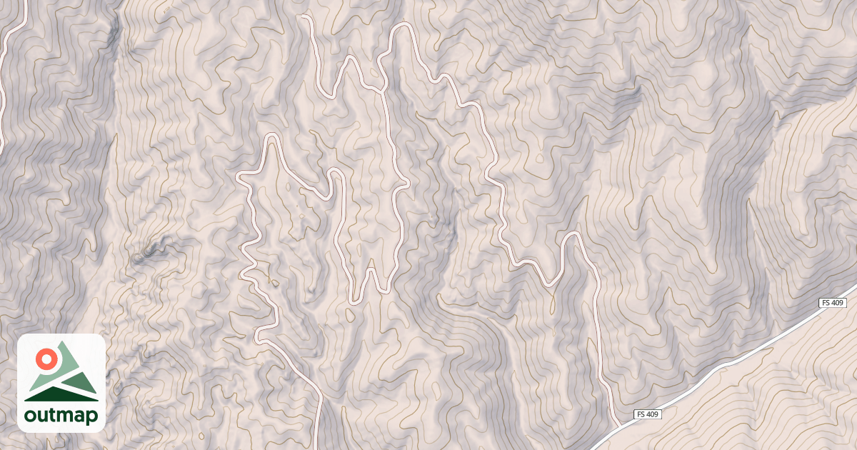Map of CLEAR CREEK NORTH