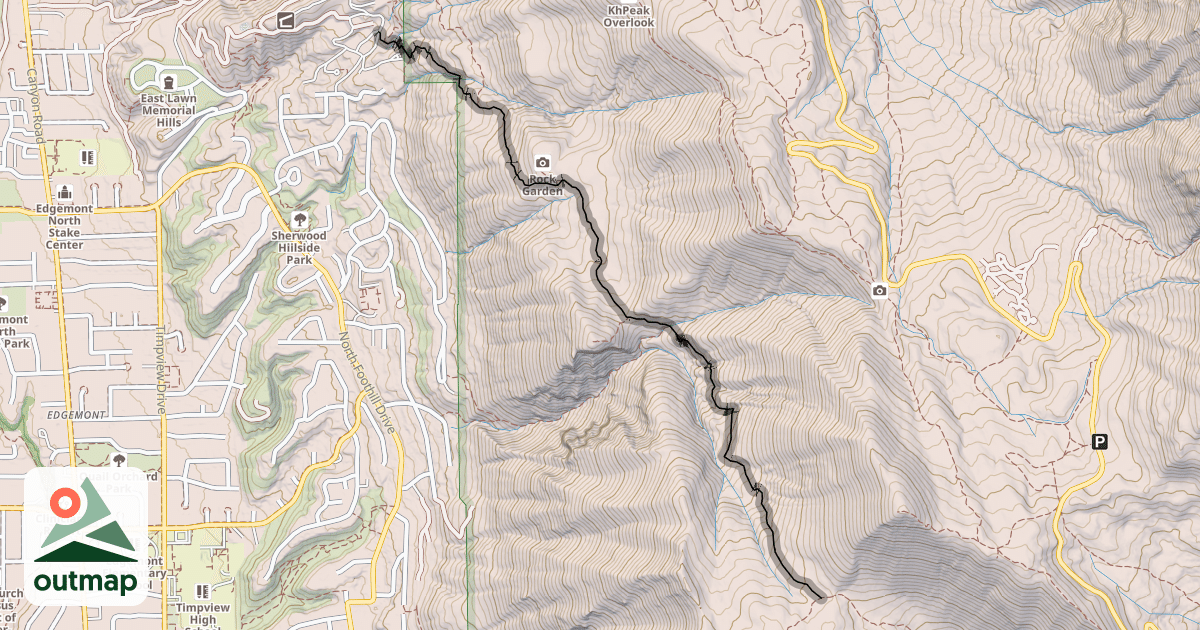 Map of Little Rock Trail