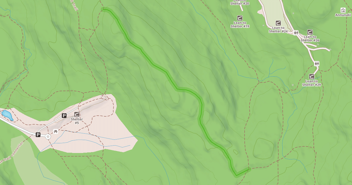 Map preview of Super Sketchy Blue Moon Trail