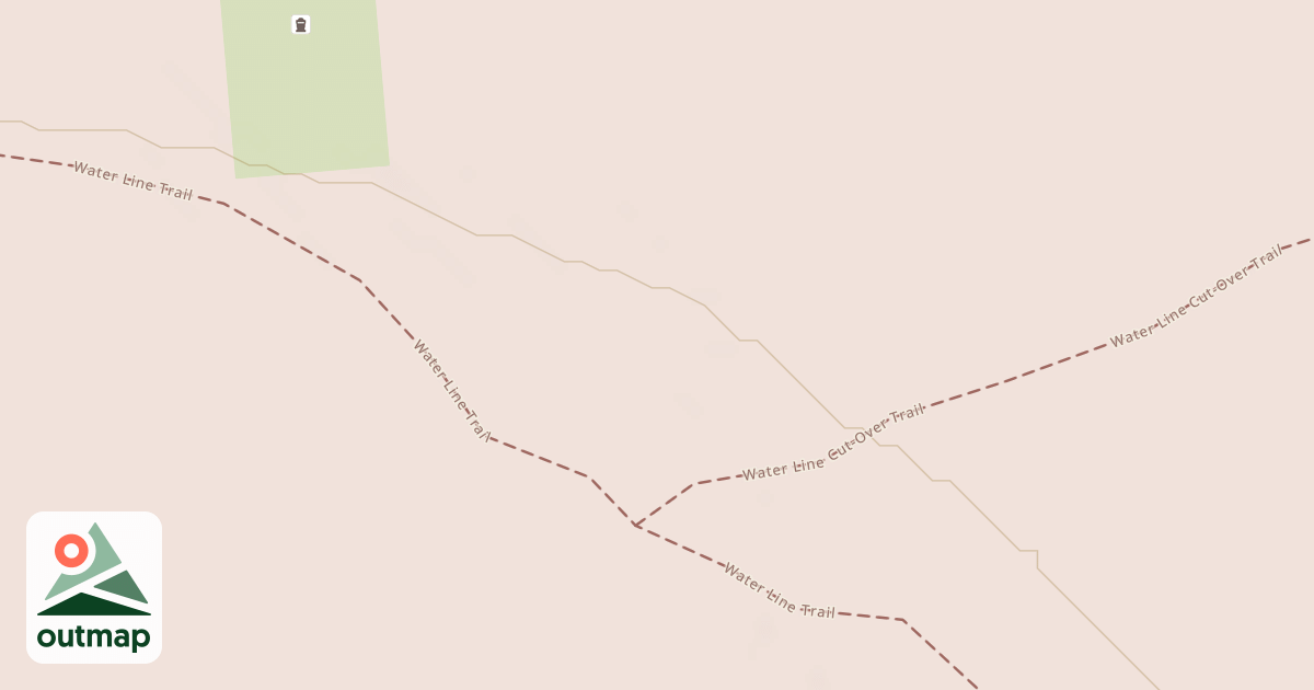 Map of Fort Egbert Water Line Trail