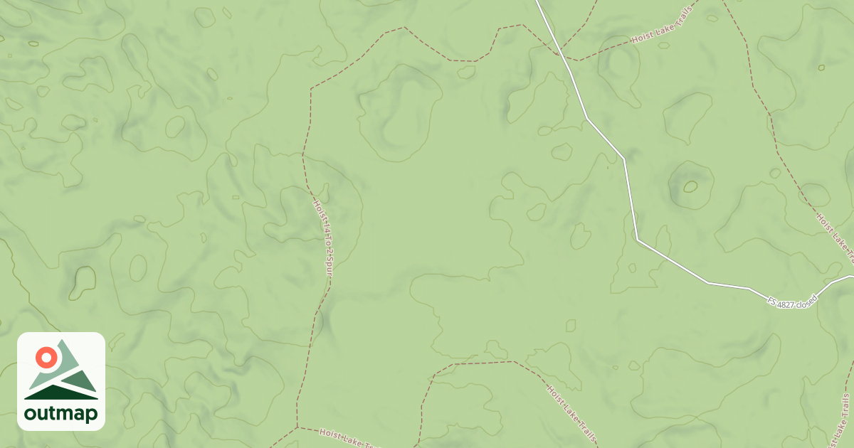 Map of Hoist, 14 To 2 Spur