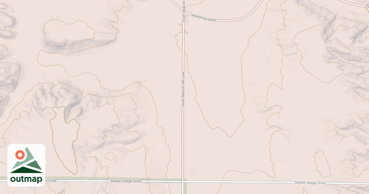 Map of Indian Gardens Orv Route