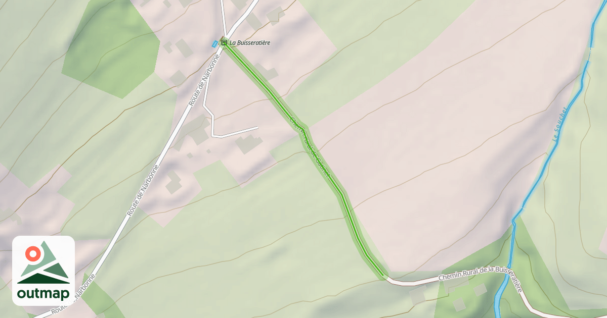 Map of Chemin rural de Gatinet