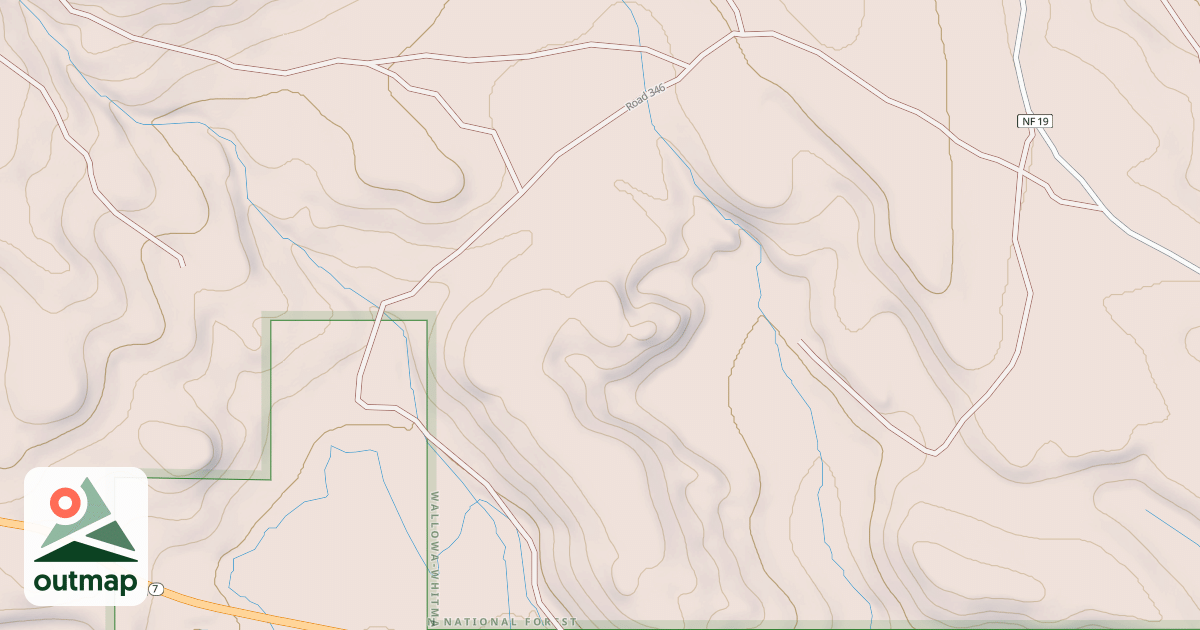 Map of Clifford Cutoff Snowmobile