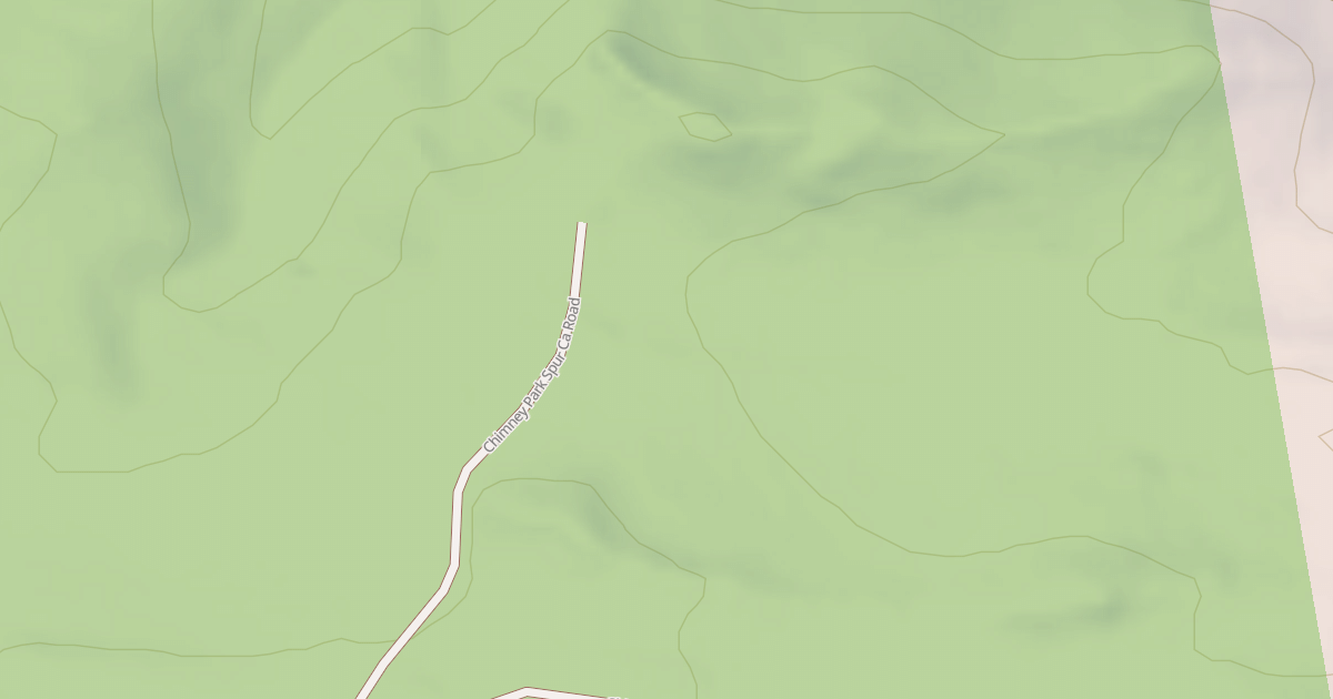 Map preview of CHIMNEY PARK SPUR CA