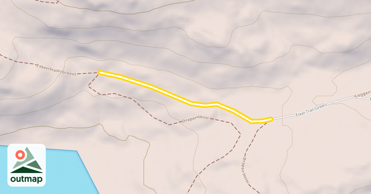 Map of Esker Trail (Green)