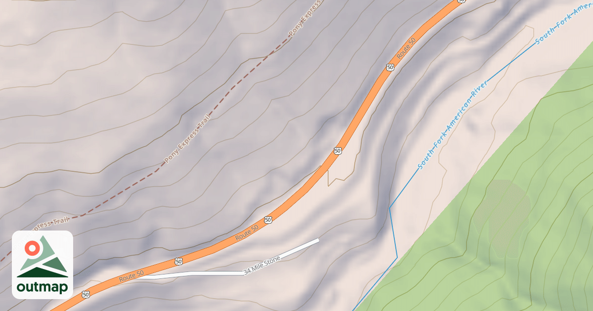 Map of 33 MILESTONE