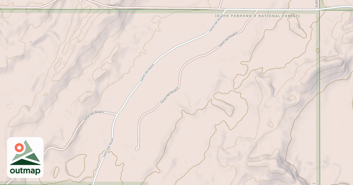 Map of SAND HILL