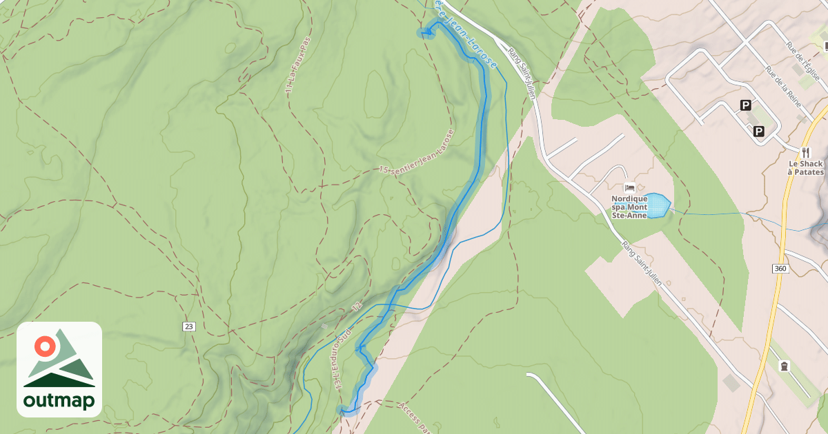 Map of 18 Le Raccourci