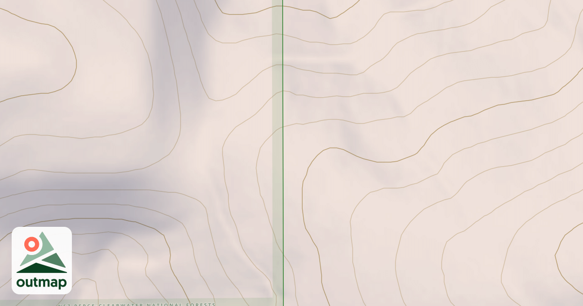 Map of LITTLE SAND RIDGE
