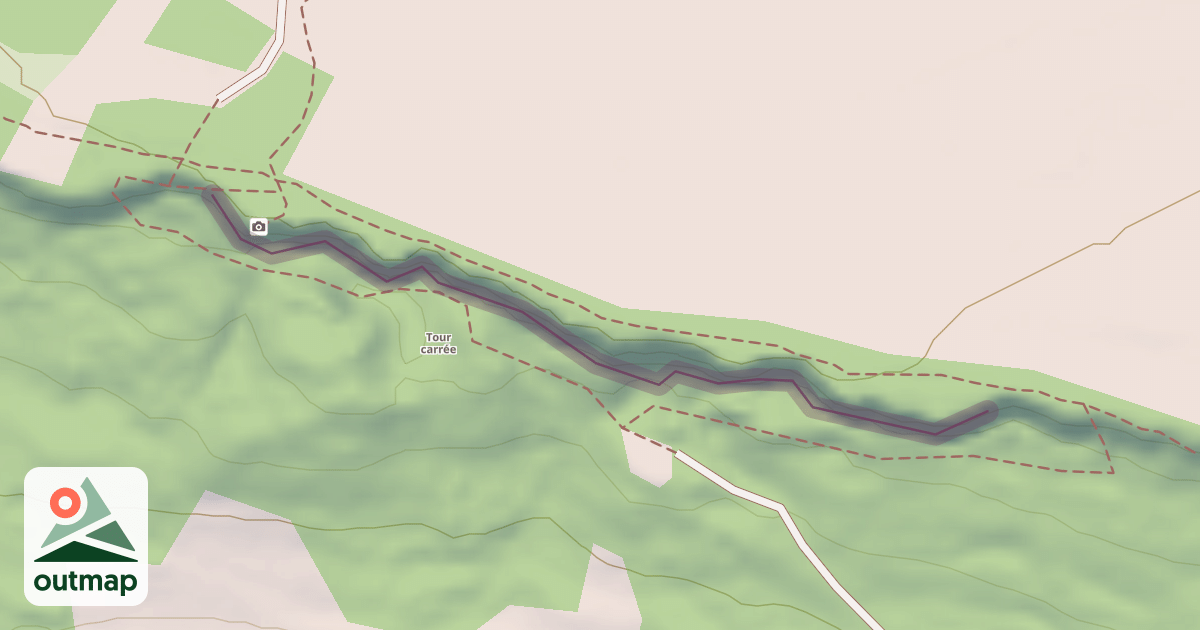 Map of Falaise de Saffres