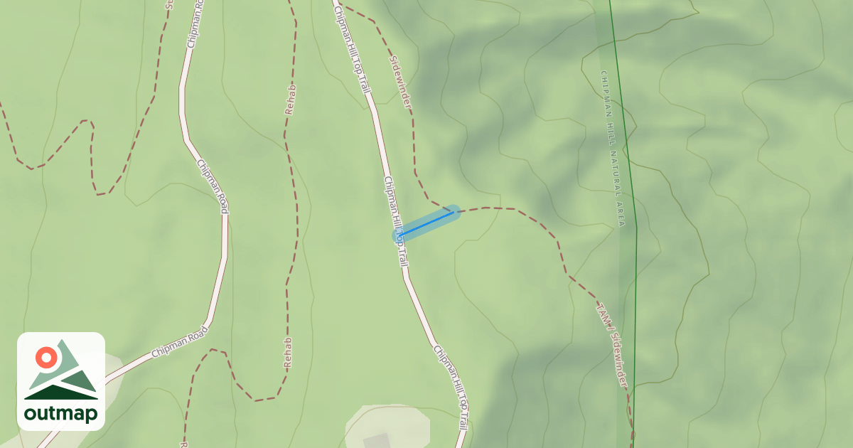 Map of Trail Around Middlebury