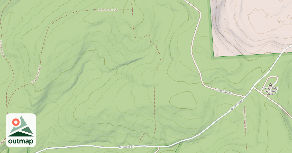 Map of Horse Trail 54