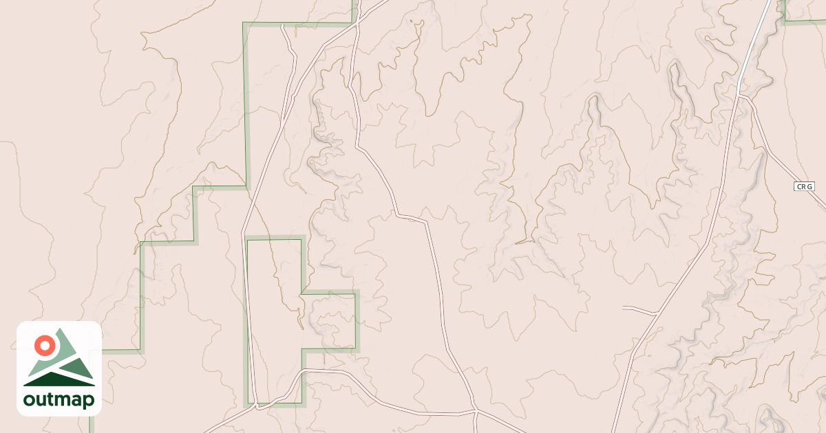 Map of SOUTH CROOKED ARROYO F