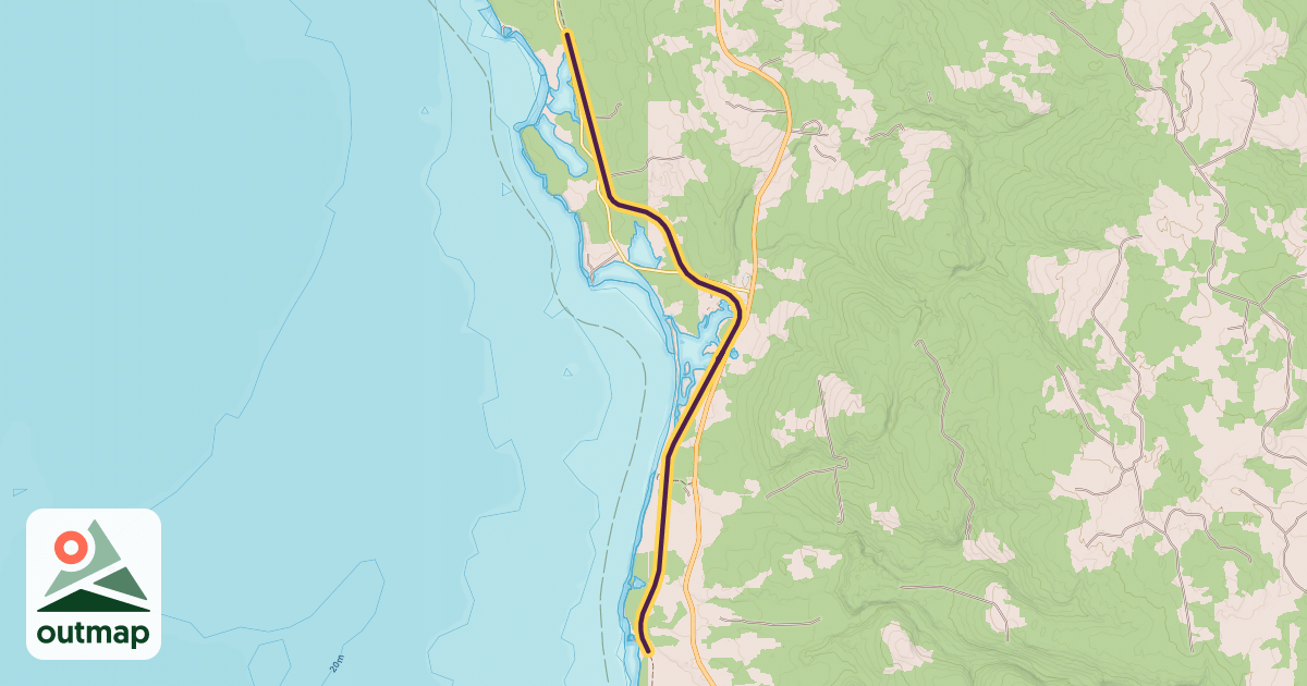 Map of Trans Canada Trail - Judique Flyer Trail