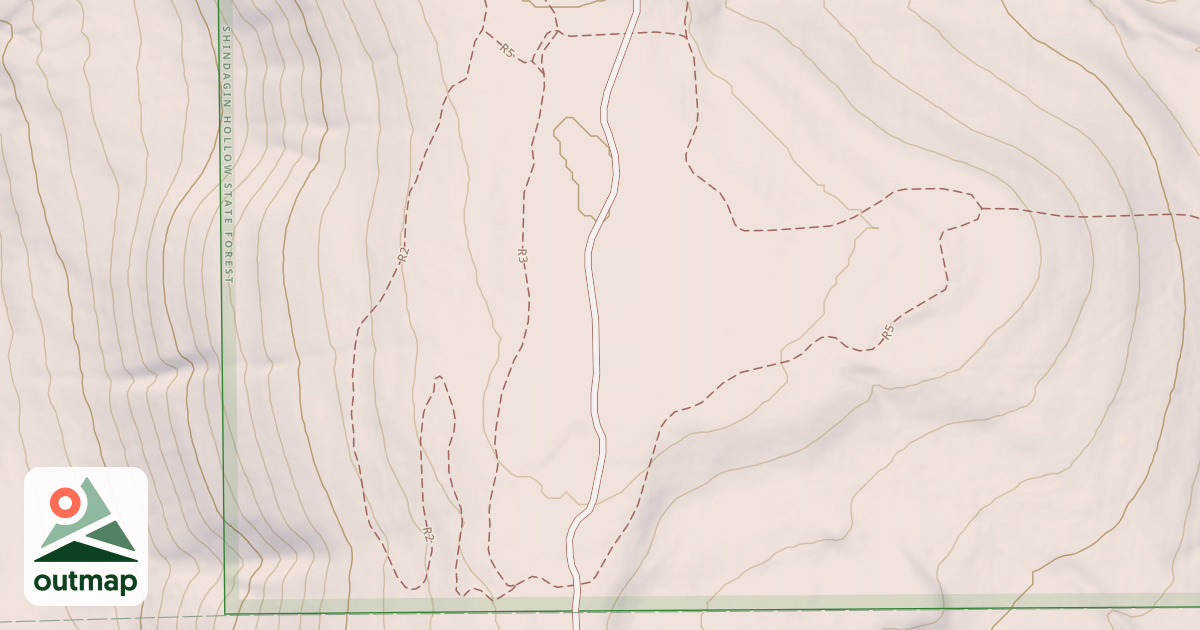 Map of Snowmobile Trail