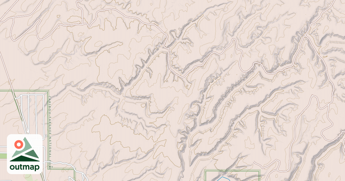 Map of RIDGE ROAD