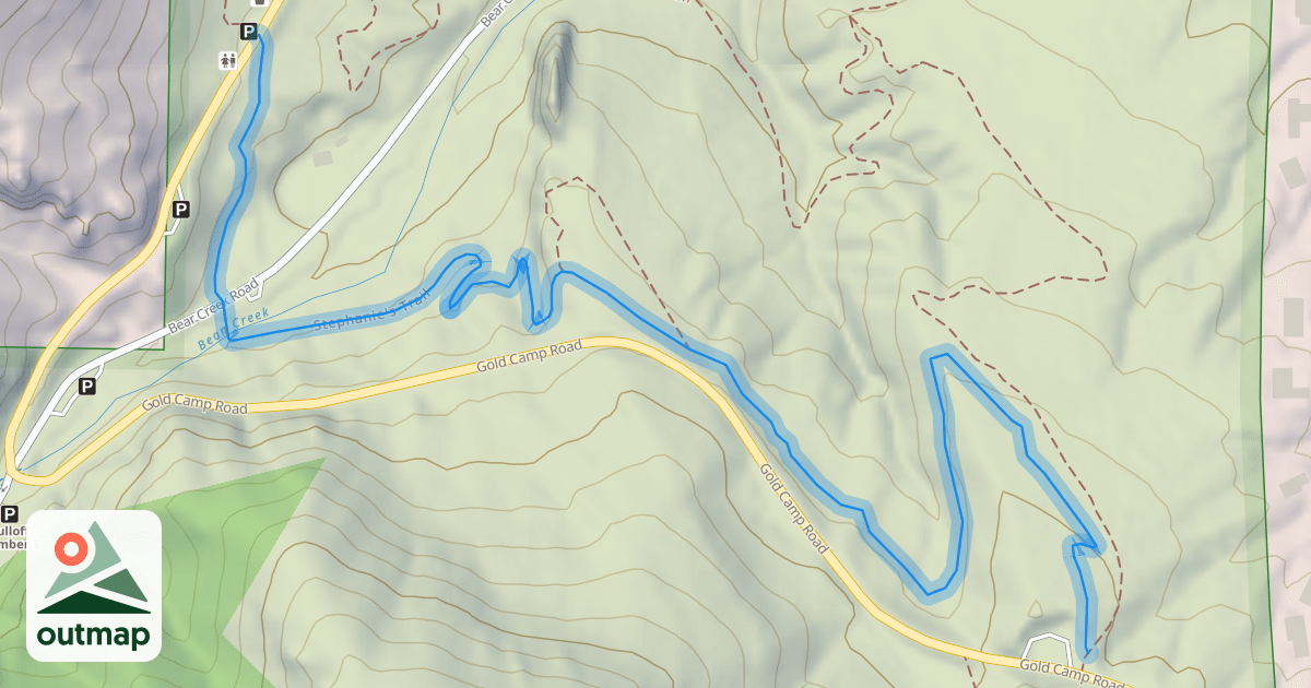 Map of Stephanie's Trail