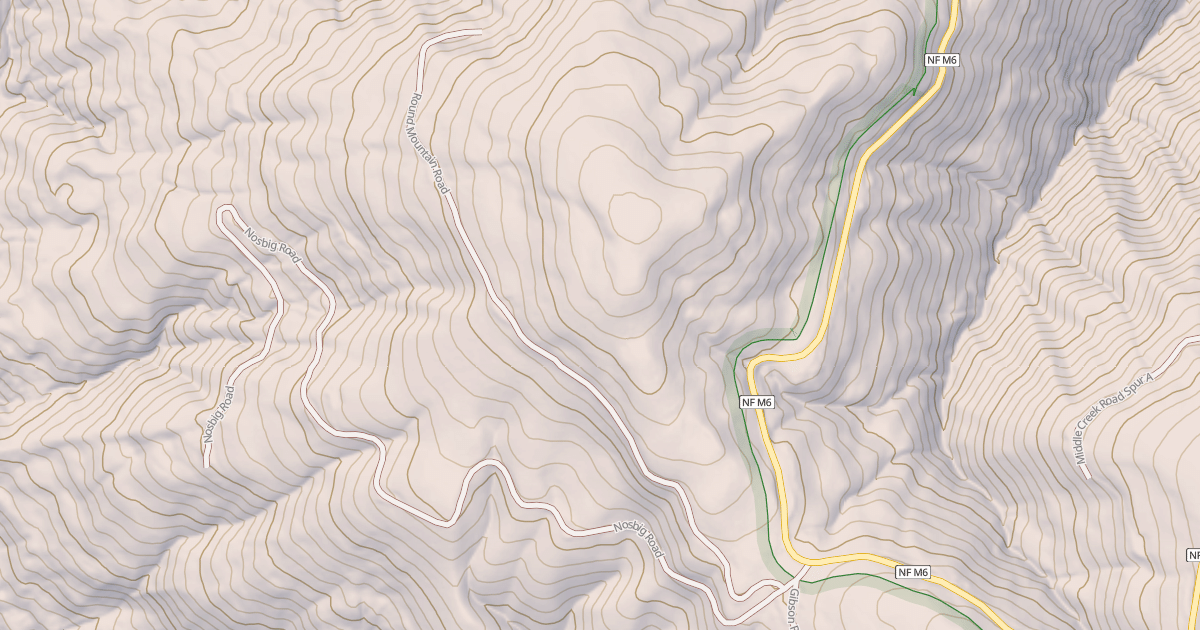 Map preview of ROUND MTN